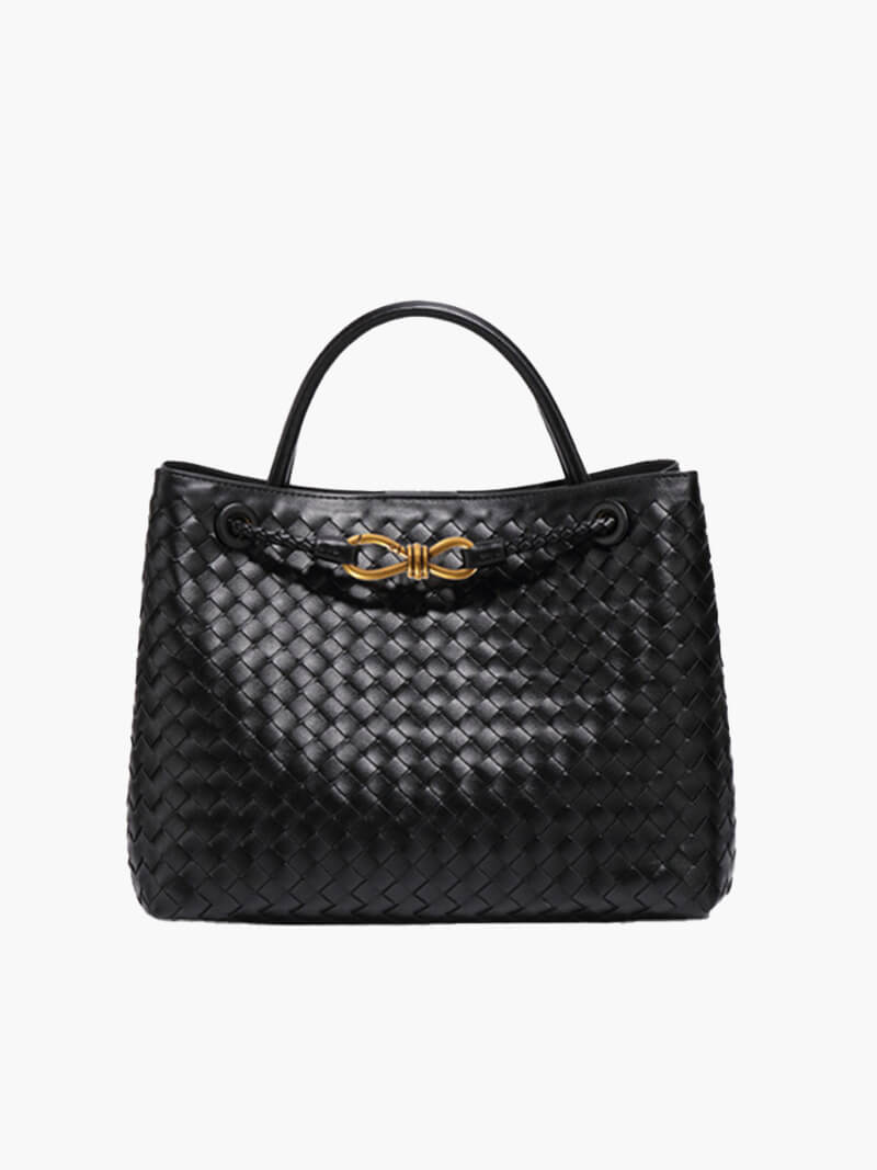 Kleine Gevlochten Schoudertas Met Elegant Design