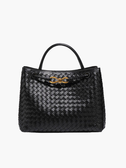 Kleine Gevlochten Schoudertas Met Elegant Design