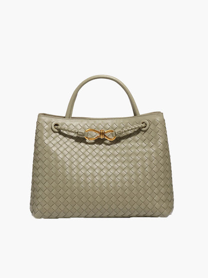 Kleine Gevlochten Schoudertas Met Elegant Design