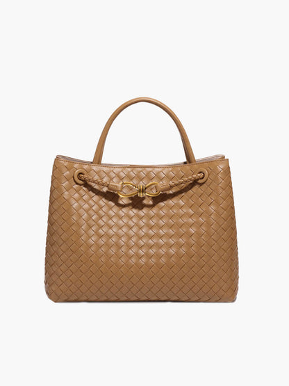 Kleine Gevlochten Schoudertas Met Elegant Design