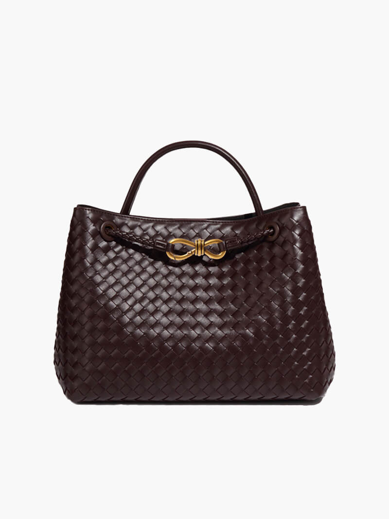 Kleine Gevlochten Schoudertas Met Elegant Design