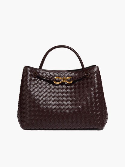 Kleine Gevlochten Schoudertas Met Elegant Design