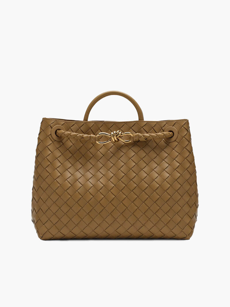 Kleine Gevlochten Schoudertas Met Elegant Design