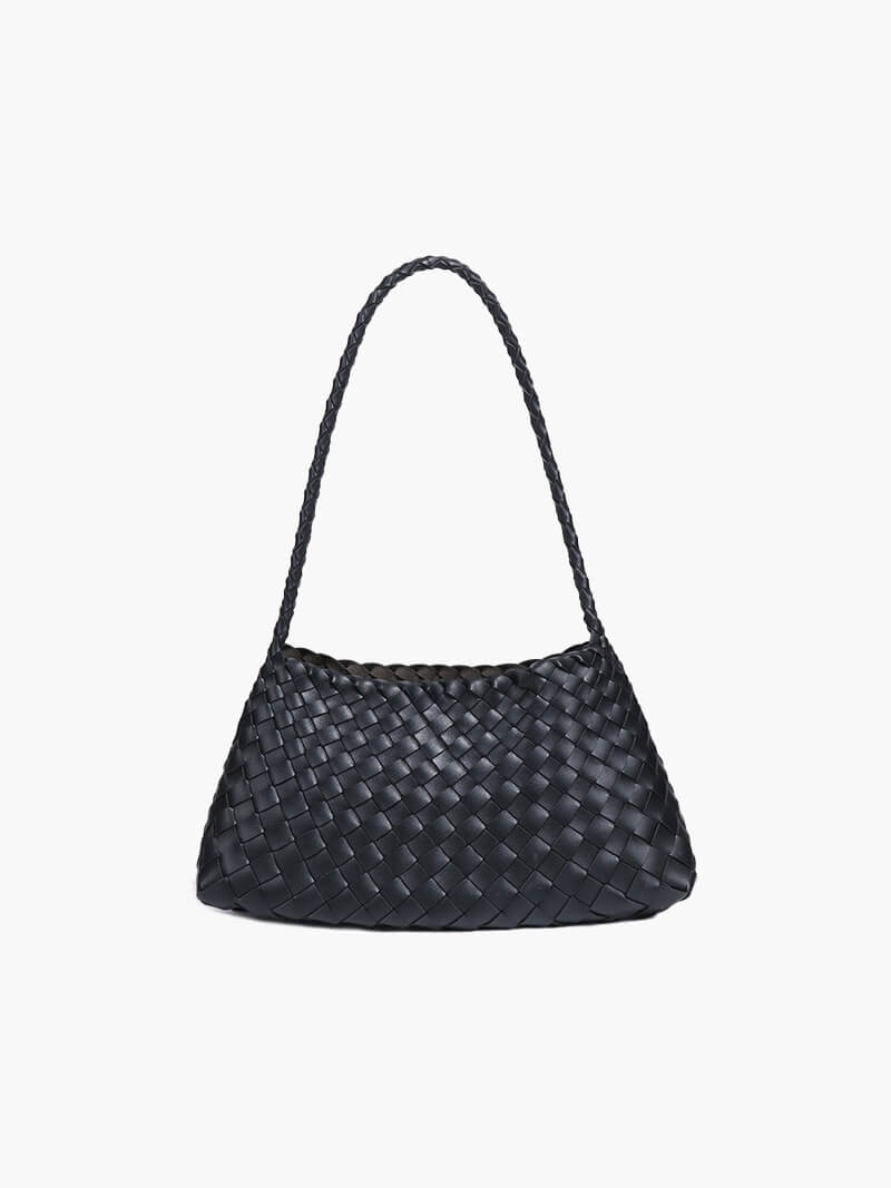 Liese Schoudertas Gevlochten Lederlook Design - Mode Vibes