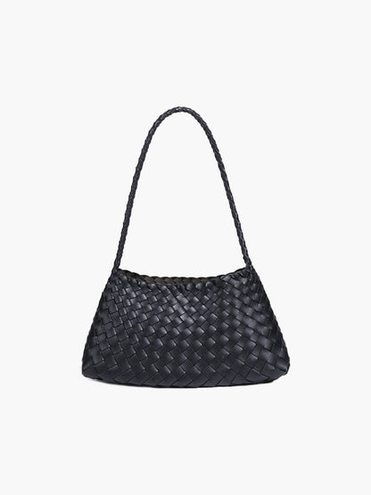 Liese Schoudertas Gevlochten Lederlook Design - Mode Vibes