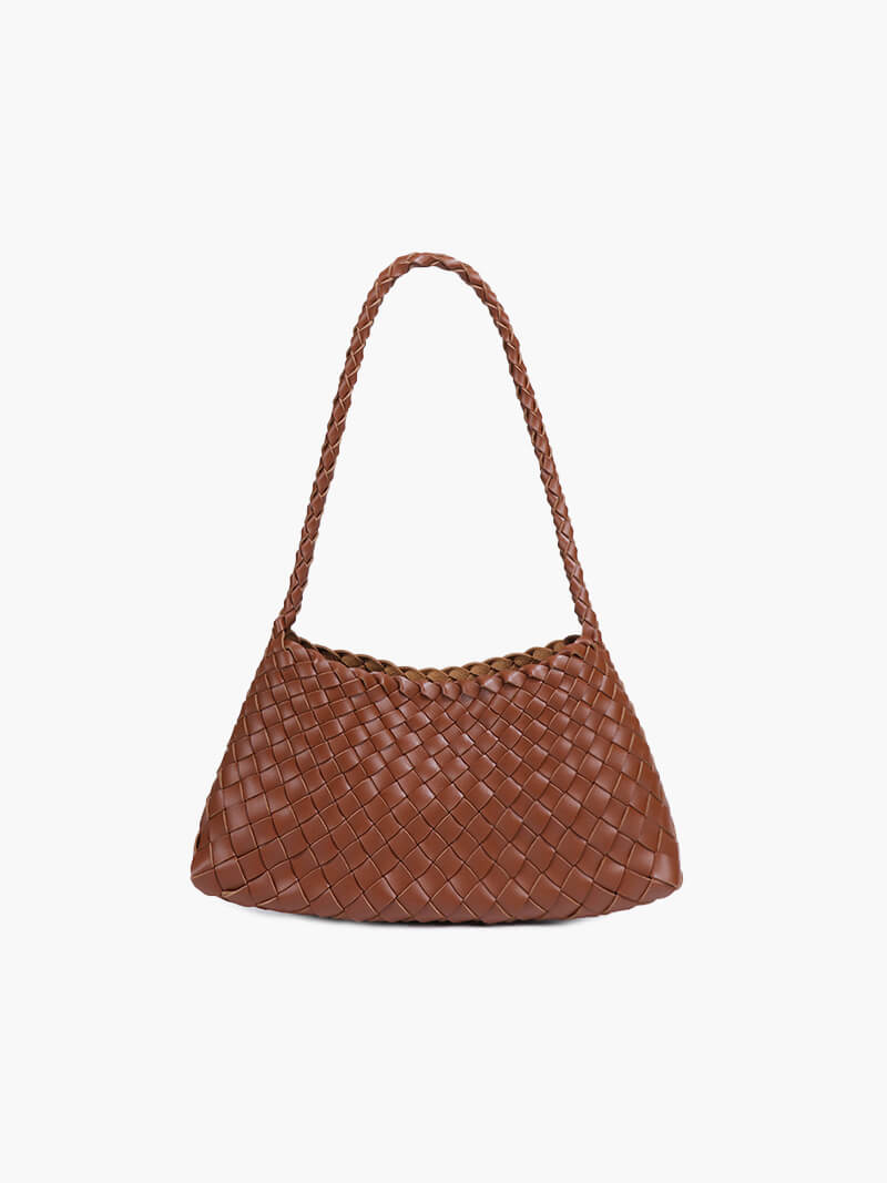 Liese Schoudertas Gevlochten Lederlook Design