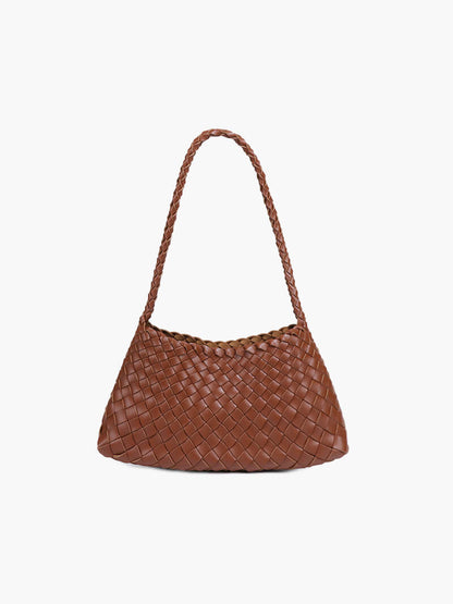 Liese Schoudertas Gevlochten Lederlook Design