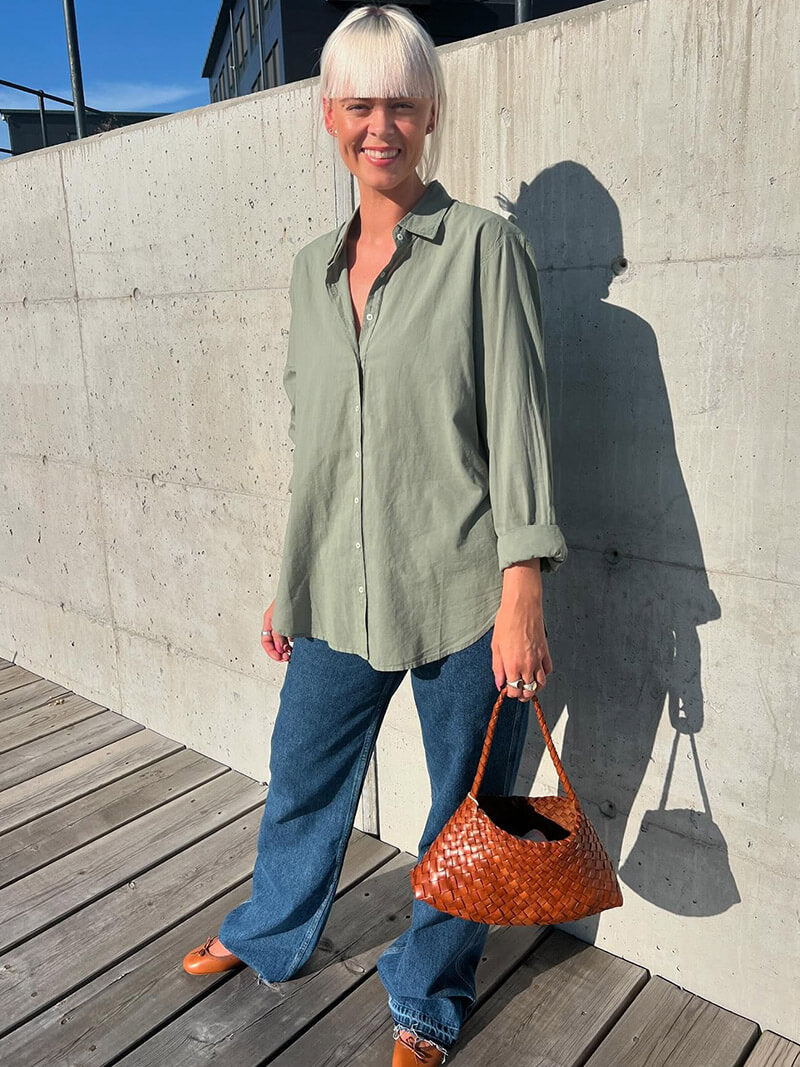 Liese Schoudertas Gevlochten Lederlook Design