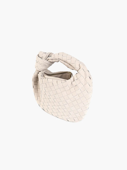 Suède Mini-Tas Gevlochten Ilyse Stijl