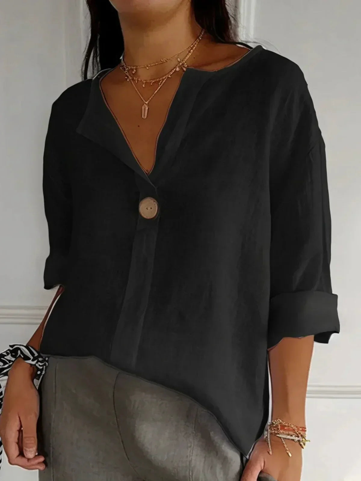 Sofie | Casual Damesblouse met V-Hals 5