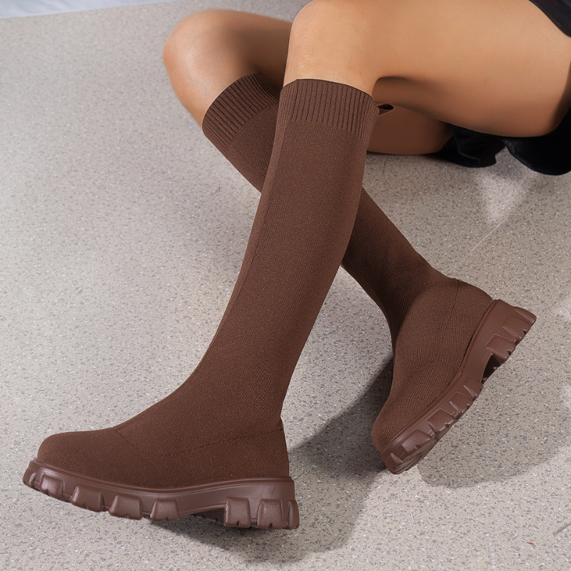 Dames Soklaarzen Elastisch Comfortabel en Trendy - Mode Vibes