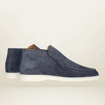 Zwarte Loafers Heren Suède Tijdloos Elegance