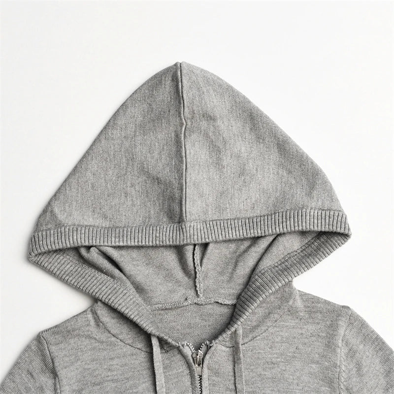 Zachte Lounge Set met Hoodie en Wijde Broek van Stretch Stof
