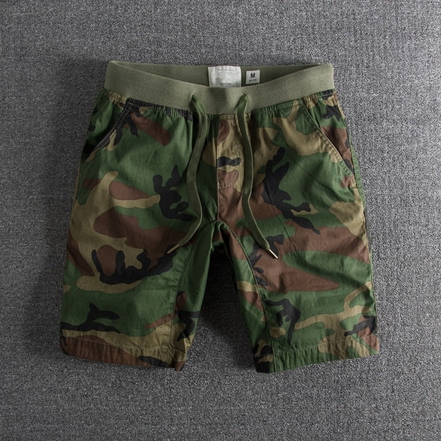 Korte Camouflage Broek voor Mannen Outdoor
