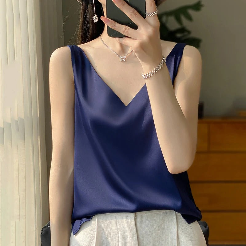Sophia | Blusa in raso elegante