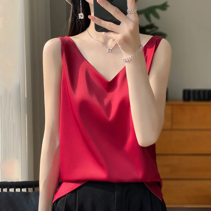 Sophia | Blusa in raso elegante