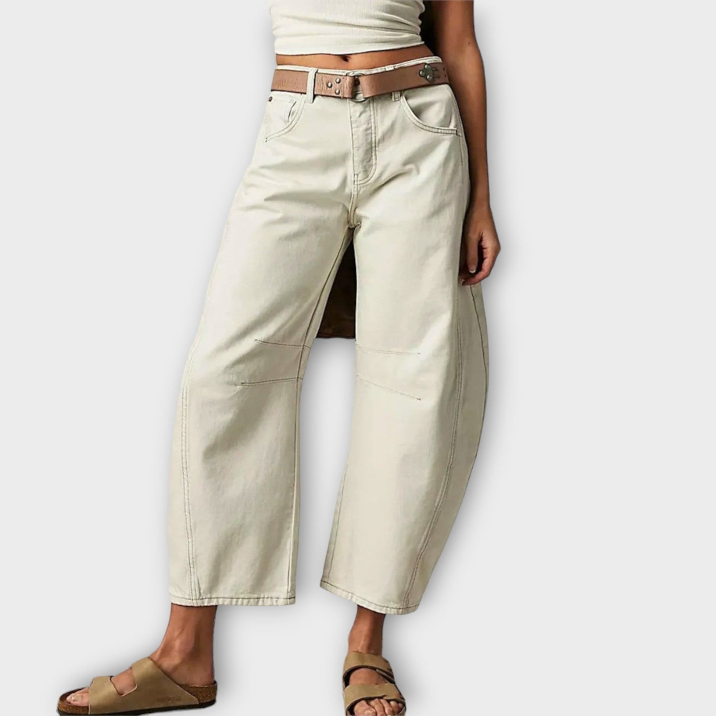 Sophia | Comfortabele & klassieke jeans met wijde pijpen 4