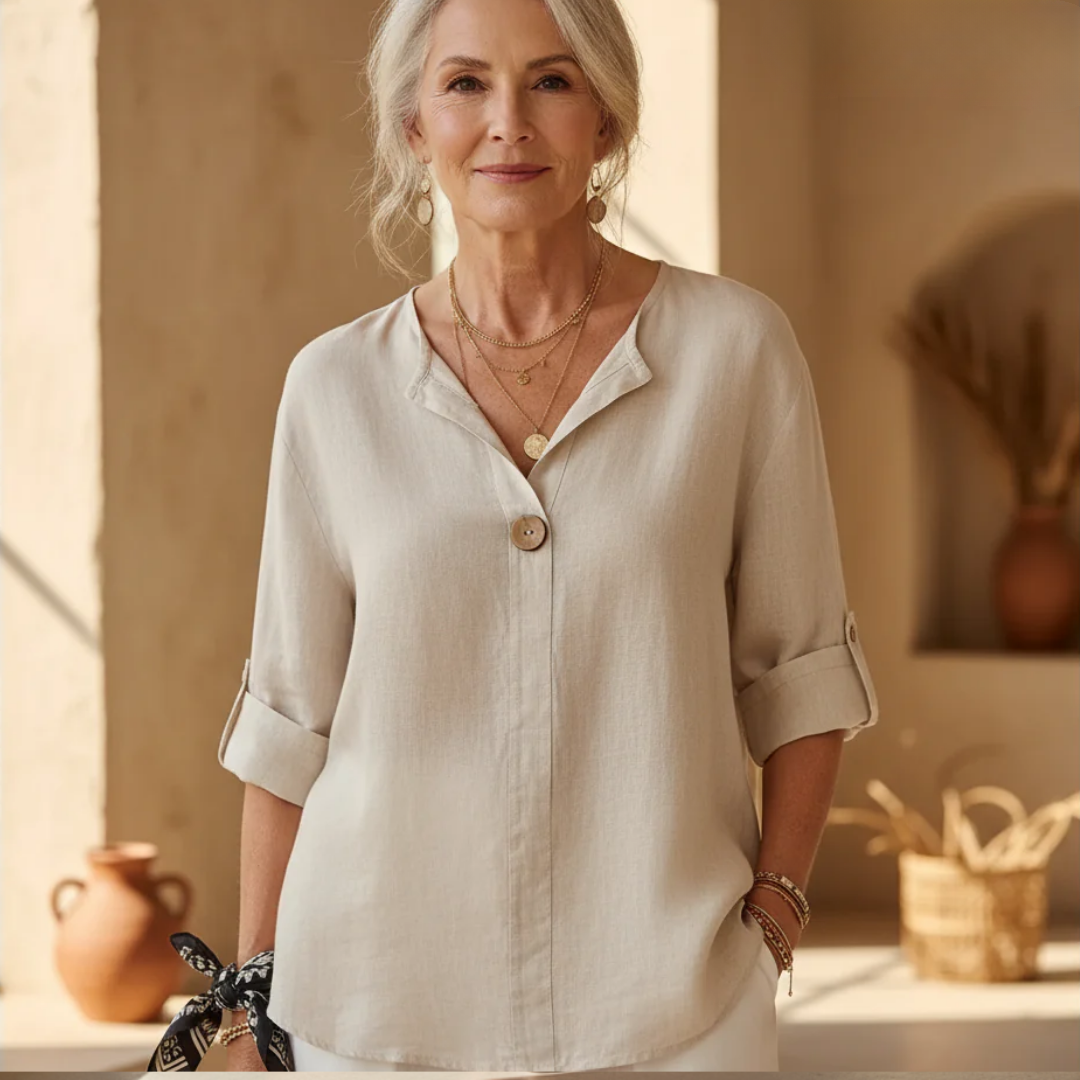 Sophie | Camicetta casual da donna con scollo a V 1