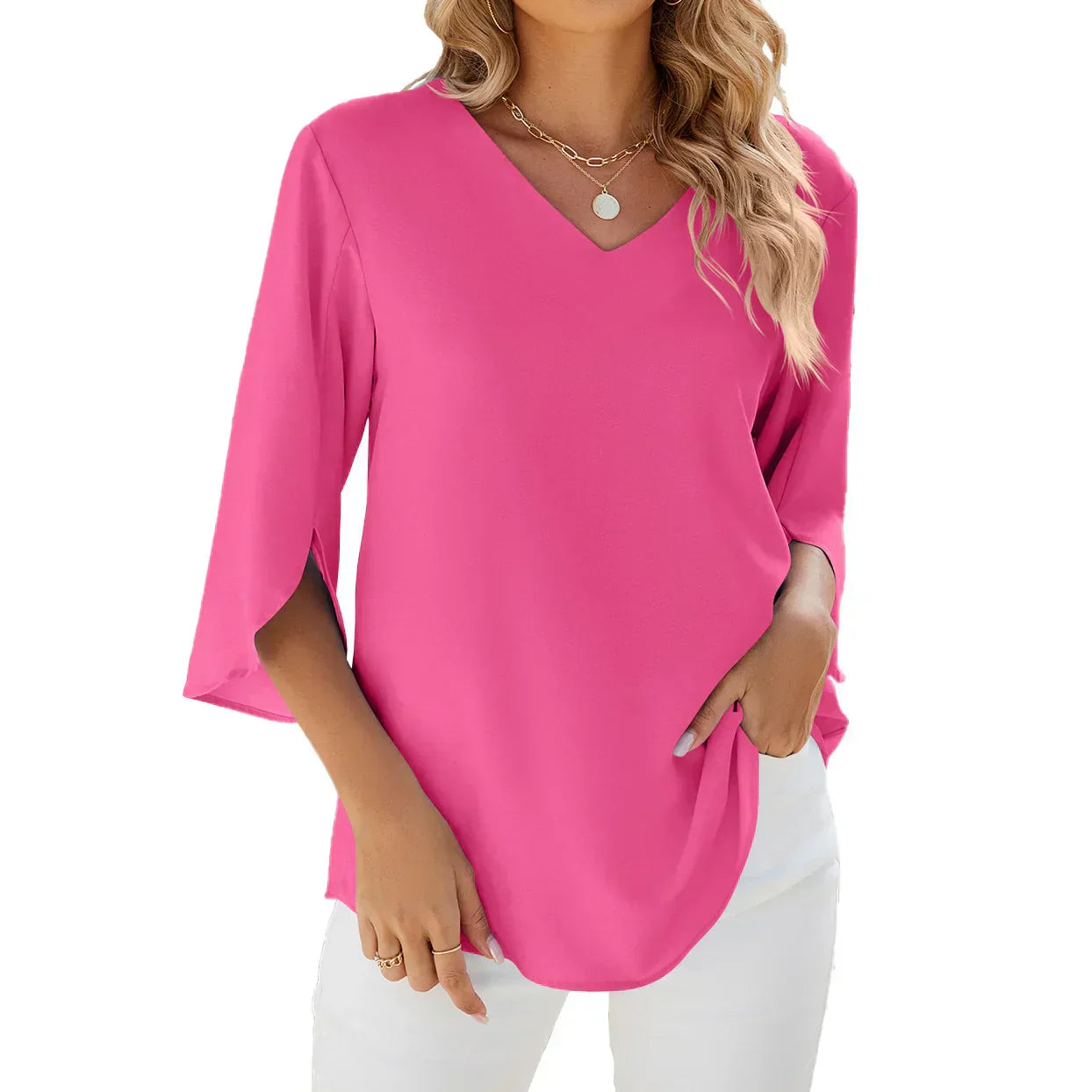 Sophie | Elegante zomerblouse met V-hals