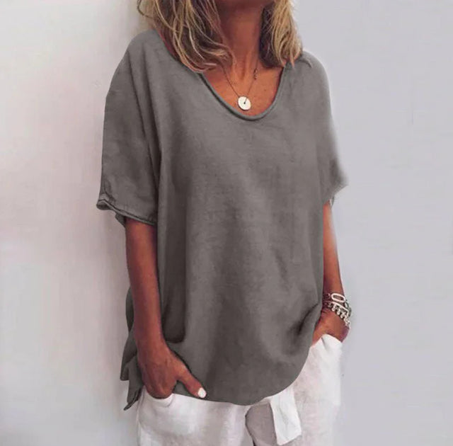 Sophie | Luchtige Zomerblouse met V-Hals 0
