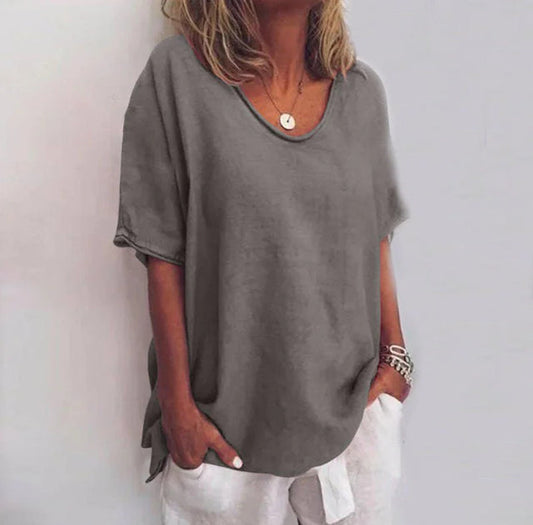 Sophie | Luchtige Zomerblouse met V-Hals 0