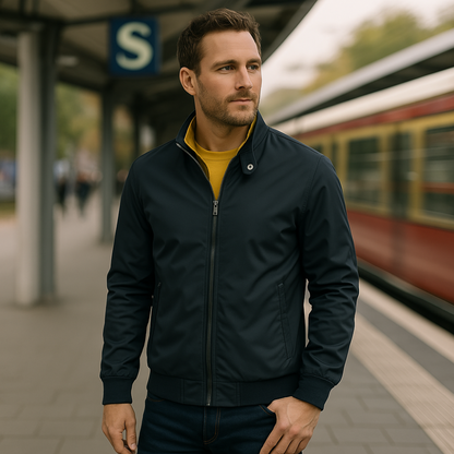 Heren Zomerjas Sportief Leer Levi