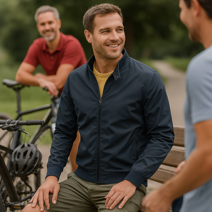 Heren Zomerjas Sportief Leer Levi