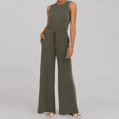Nicole mouwloze jumpsuit van Elegance Couture