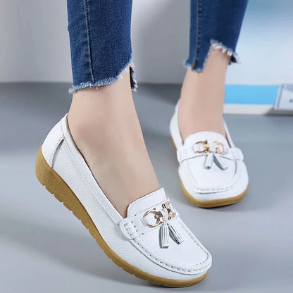 Lente Zomer Ademende Casual Loafers Voor Vrouwen
