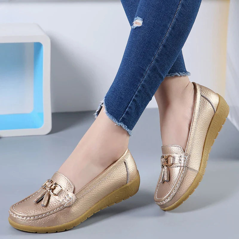 Lente Zomer Ademende Casual Loafers Voor Vrouwen