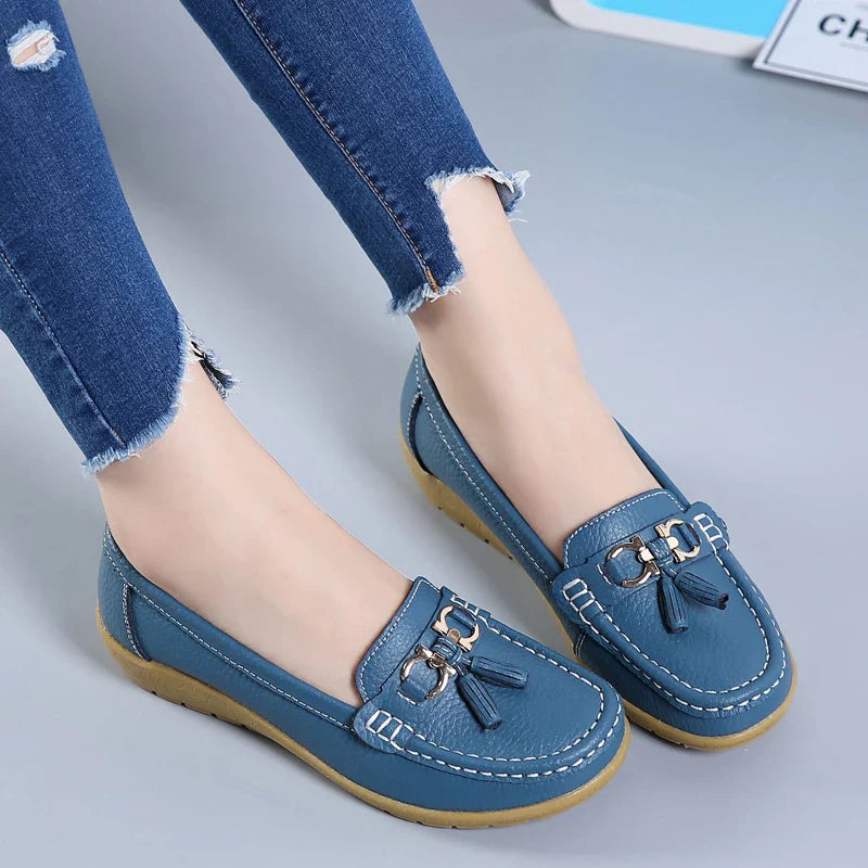 Lente Zomer Ademende Casual Loafers Voor Vrouwen