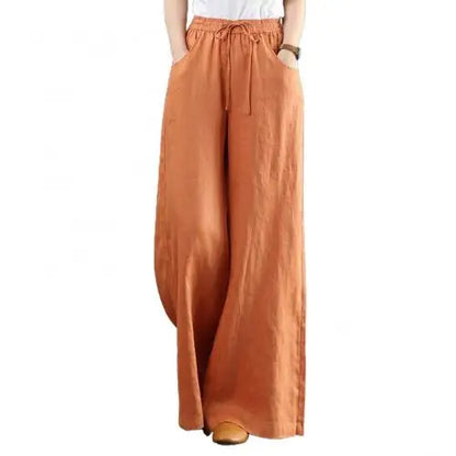 BlissWear Vrouwen Nieuwe Wijde Pijpen Broek