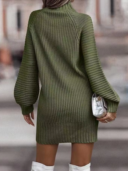 Stella | Gebreide winterminijurk