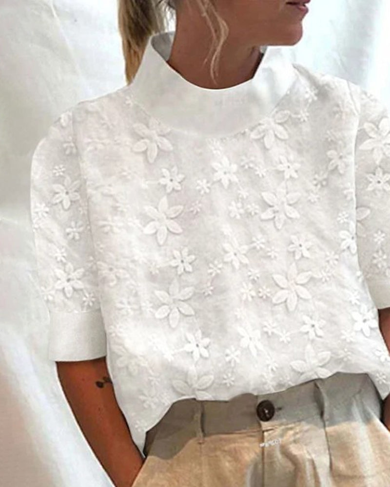 Stephanie | Comoda camicetta classica in cotone