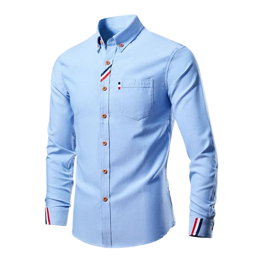 Stijlvol | Heren Overhemden Lange Mouw – Ademend, Comfortabel & Slim Fit 0