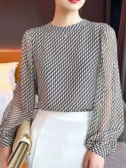 Elegante Chiffon Blouse voor Dames