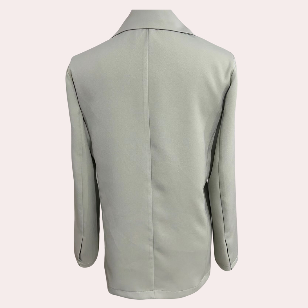 Dames Blazer Pak Tweedelig Klassiek Design