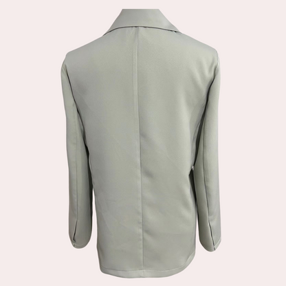 Dames Blazer Pak Tweedelig Klassiek Design