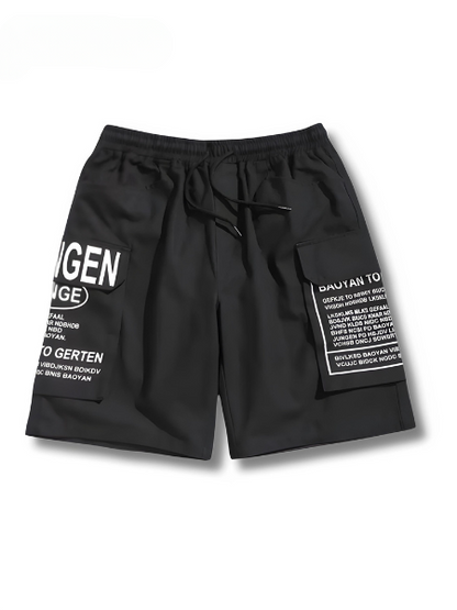 Heren Shorts Zomer Streetstyle Letterdruk Milan Stijl - Mode Vibes