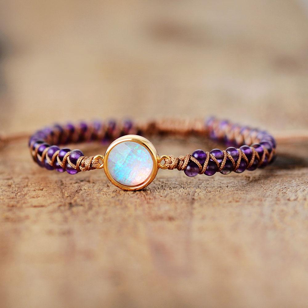 Amethist Armband Helend Edelsteen Sieraden - Mode Vibes