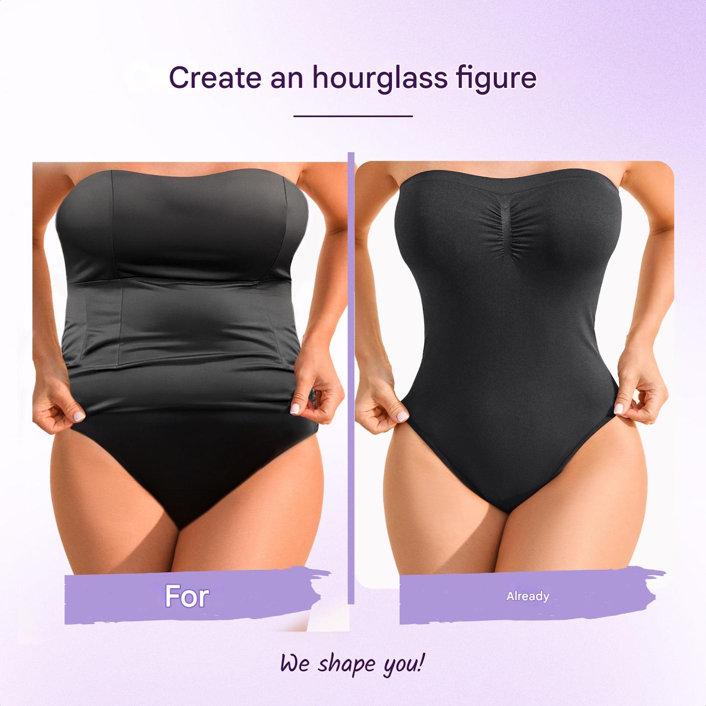 Strapless Bodysuit met Slip voor Vrouwelijk Silhouet