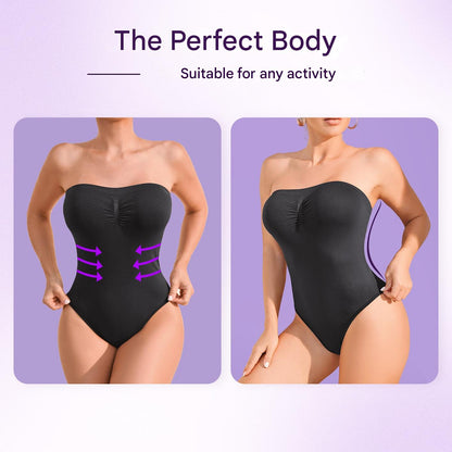 Strapless Bodysuit met Slip voor Vrouwelijk Silhouet