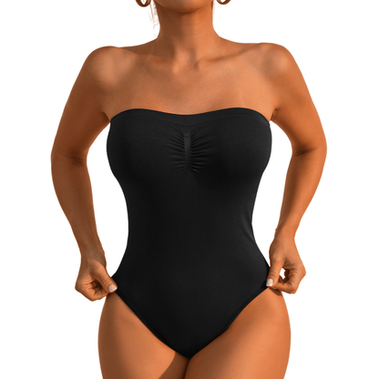 Strapless Bodysuit met Slip voor Vrouwelijk Silhouet - Mode Vibes