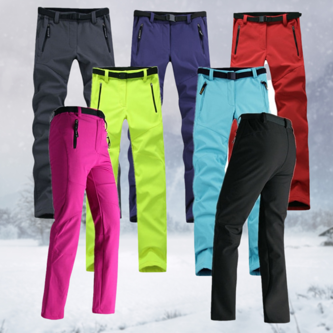 Waterdichte & Slijtvaste Wandelbroek voor Dames – Met Fleecevoering & Stretch