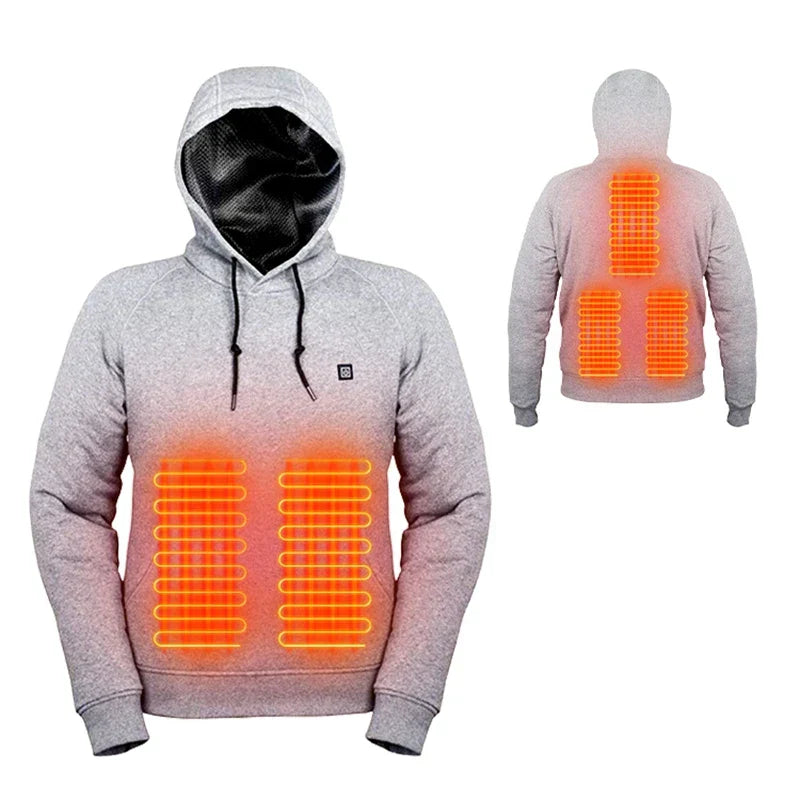 Verwarmde Hoodie Unisex Therma Isolatie