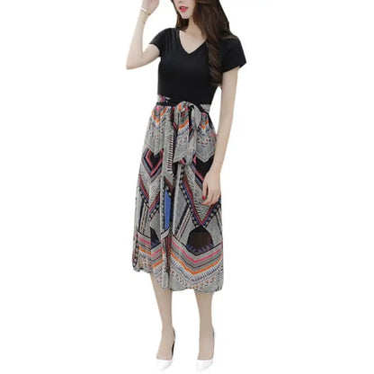 Zomerse Mode Casual Grote Maat Maxi Jurk