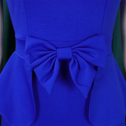 Eleganza Couture Zomerjurk voor Dames met Strikdecoratie