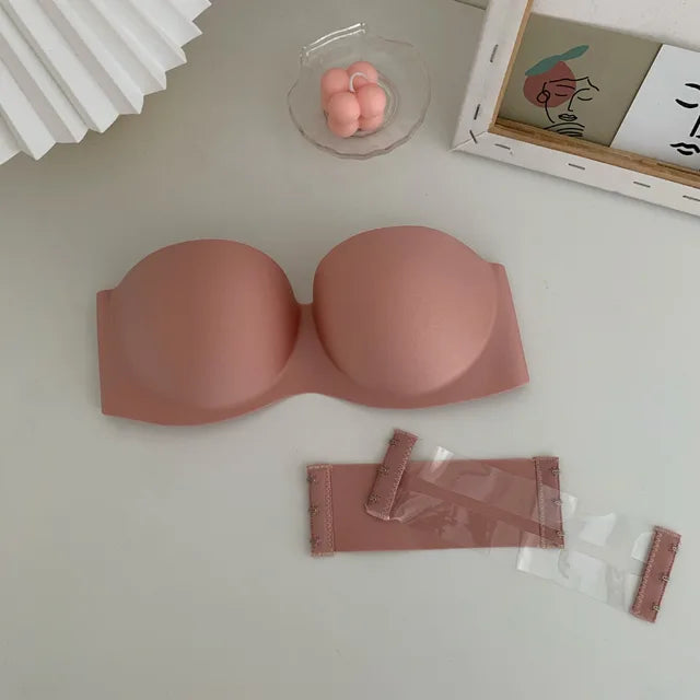 Glimmer's Zomerse Nieuwe Plakkerige Strapless Onzichtbare Sexy Beha