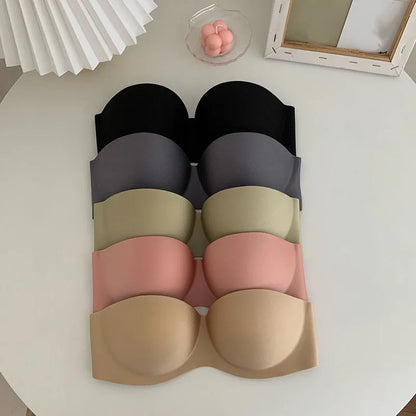 Glimmer's Zomerse Nieuwe Plakkerige Strapless Onzichtbare Sexy Beha