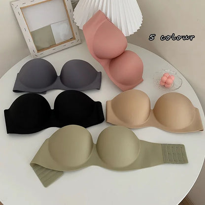Glimmer's Zomerse Nieuwe Plakkerige Strapless Onzichtbare Sexy Beha